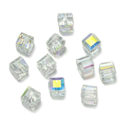 10 Stück/Los 6 mm quadratische Kristallperlen, facettiert, exquisite Perlen für die Schmuckherstellung, DIY-Charms, Armbänder, Halsketten, Zubehör, Stil 09 – 6 mm x 10 Stück 10 Stück/Los 6 mm quadratische Kristallperlen, facettiert, exquisite Perlen für die Schmuckherstellung, DIY-Charms, Armbänder, Halsketten, Zubehör, Stil 09 – 6 mm x 10 Stück von VIEPGJ
