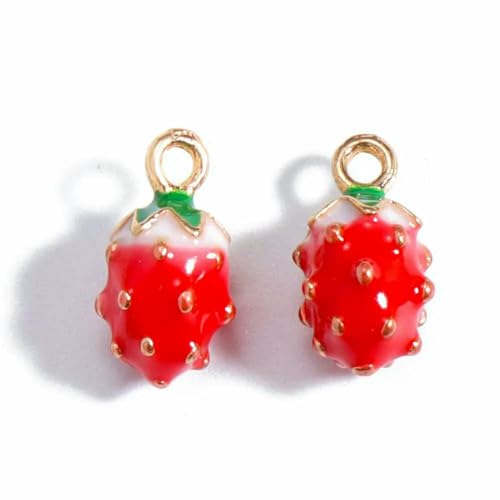 10 Stück vergoldete Emaille Kirsche Wassermelone DIY Charms Frauen Obst Traube Halskette Anhänger Zitrone Erdbeere Schmuck-10 Stück_‚ 10 Stück vergoldete Emaille Kirsche Wassermelone DIY Charms Frauen Obst Traube Halskette Anhänger Zitrone Erdbeere Schmuck-10 Stück_‚ von VIEPGJ