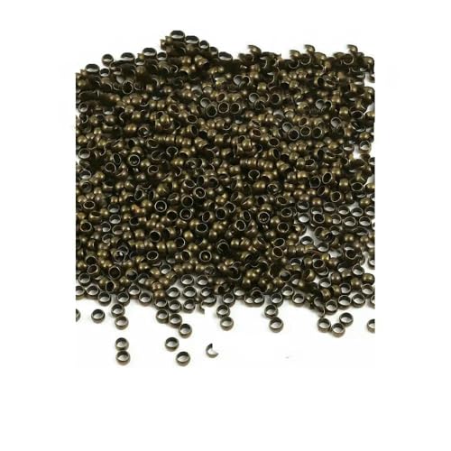 100–500 Stück Kupferkugelperlen, Crimp-Ende, 1,5/2/2,5/3/3,5/4,0 mm, Stopper-Abstandshalterperlen für DIY-Schmuckherstellung, Zubehör, Bronze, 2,5 mm, 500 Stück 100–500 Stück Kupferkugelperlen, Crimp-Ende, 1,5/2/2,5/3/3,5/4,0 mm, Stopper-Abstandshalterperlen für DIY-Schmuckherstellung, Zubehör, Bronze, 2,5 mm, 500 Stück von VIEPGJ