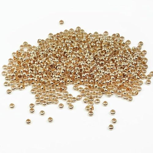 100–500 Stück Kupferkugelperlen, Crimp-Ende, 1,5/2/2,5/3/3,5/4,0 mm, Stopper-Abstandshalterperlen für DIY-Schmuckherstellung, Zubehör-KC Gold-4,0 mm, 100 Stück 100–500 Stück Kupferkugelperlen, Crimp-Ende, 1,5/2/2,5/3/3,5/4,0 mm, Stopper-Abstandshalterperlen für DIY-Schmuckherstellung, Zubehör-KC Gold-4,0 mm, 100 Stück von VIEPGJ