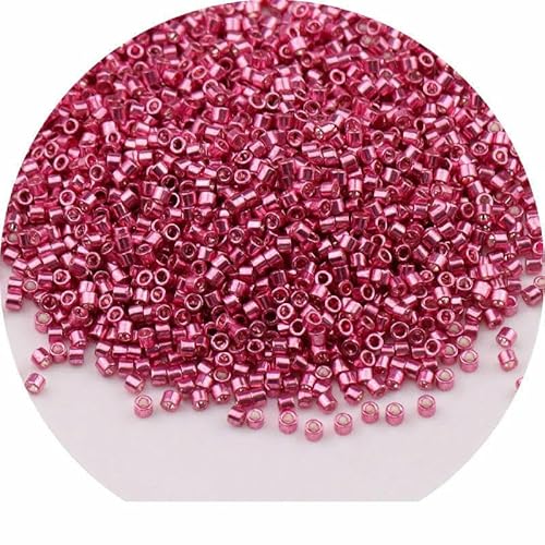 1000 Stück 1,6 mm Glasperlen in Metallic-Farbe, 11/0, lose Abstandsperlen für Handarbeiten, Schmuckherstellung, DIY-Anhänger, handgefertigtes Nähen, DD420 1000 Stück 1,6 mm Glasperlen in Metallic-Farbe, 11/0, lose Abstandsperlen für Handarbeiten, Schmuckherstellung, DIY-Anhänger, handgefertigtes Nähen, DD420 von VIEPGJ
