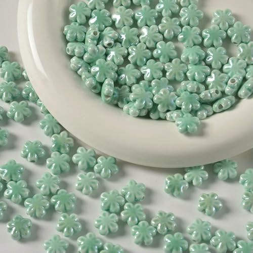 12 mm Glücksgras Herzform Keramikperlen Porzellan Abstandsperlen für die Schmuckherstellung DIY handgefertigte Armbänder Halsketten Zubehör-13-10 Stück 12 mm Glücksgras Herzform Keramikperlen Porzellan Abstandsperlen für die Schmuckherstellung DIY handgefertigte Armbänder Halsketten Zubehör-13-10 Stück von VIEPGJ