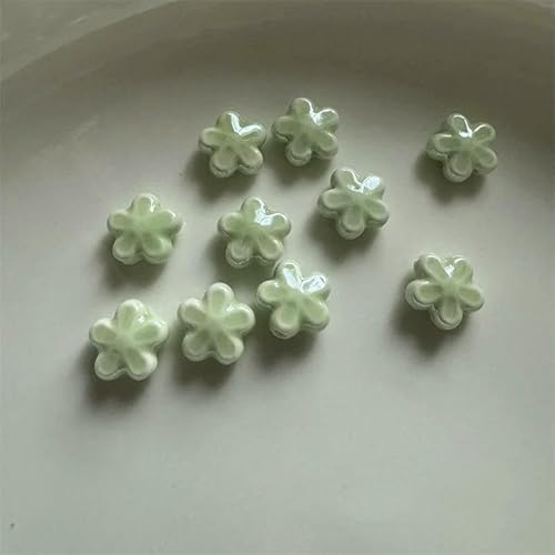 12 mm Glücksgras Herzform Keramikperlen Porzellan Abstandsperlen für die Schmuckherstellung DIY handgefertigte Armbänder Halsketten Zubehör-77-10 Stück 12 mm Glücksgras Herzform Keramikperlen Porzellan Abstandsperlen für die Schmuckherstellung DIY handgefertigte Armbänder Halsketten Zubehör-77-10 Stück von VIEPGJ