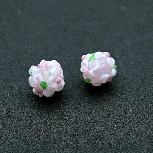 12 mm große Blume, klares rot-weißes Lampwork-Glas, lose Abstandsperlen zur Schmuckherstellung, Armband, Anhänger, DIY-Zubehör, H-12 mm, 2 Stück 12 mm große Blume, klares rot-weißes Lampwork-Glas, lose Abstandsperlen zur Schmuckherstellung, Armband, Anhänger, DIY-Zubehör, H-12 mm, 2 Stück von VIEPGJ