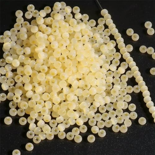 130 Stück 4,0 mm Katzenaugenperlen 6/0 glatte Jade-Imitat-Glasperlen für die Herstellung von DIY-Schmuck, Bettelarmband, Halskettenzubehör, Beige 11, 4,0 mm, 130 Stück 130 Stück 4,0 mm Katzenaugenperlen 6/0 glatte Jade-Imitat-Glasperlen für die Herstellung von DIY-Schmuck, Bettelarmband, Halskettenzubehör, Beige 11, 4,0 mm, 130 Stück von VIEPGJ