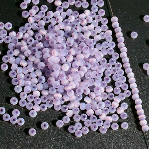 130 Stück 4,0 mm Katzenaugenperlen 6/0 glatte Jade-Imitat-Glasperlen für die Herstellung von DIY-Schmuck, Bettelarmband, Halskettenzubehör, Grauviolett 19 – 4,0 mm, 130 Stück 130 Stück 4,0 mm Katzenaugenperlen 6/0 glatte Jade-Imitat-Glasperlen für die Herstellung von DIY-Schmuck, Bettelarmband, Halskettenzubehör, Grauviolett 19 – 4,0 mm, 130 Stück von VIEPGJ