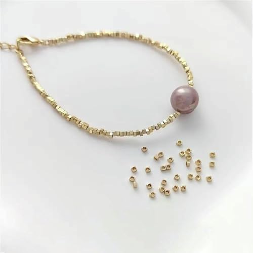 14K Beutel aus echtem Gold, unregelmäßig, klein, gebrochen, Spacer, gebrochen, Gold und Silber, Perlen, Spacer, Dichtung, DIY, Perlenzubehör, 1,5 x 1 mm, 50 Stück 14K Beutel aus echtem Gold, unregelmäßig, klein, gebrochen, Spacer, gebrochen, Gold und Silber, Perlen, Spacer, Dichtung, DIY, Perlenzubehör, 1,5 x 1 mm, 50 Stück von VIEPGJ