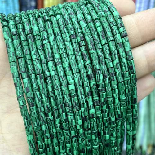 2 * 3.0mM Flat Cylinder Agates Lapis Lazuli Tiger Eye Jaspers Tube Spacer Beads For Jewelry Making Diy Bracelet Natural Stone-Malachite-2X3.0mm 150pcs 2 * 3.0mM Flat Cylinder Agates Lapis Lazuli Tiger Eye Jaspers Tube Spacer Beads For Jewelry Making Diy Bracelet Natural Stone-Malachite-2X3.0mm 150pcs von VIEPGJ