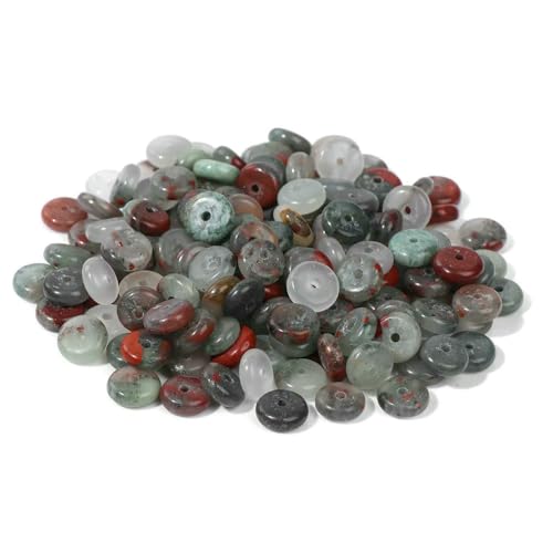 2 * 6MM Natural Stone Spacer Beads Agates Tiger Eye Jades Heishi Flat Clips Shape Loose Bead For Jewelry DIY Bracelet Necklace-NO.40 Bloodstone-2x6mm about 20pcs 2 * 6MM Natural Stone Spacer Beads Agates Tiger Eye Jades Heishi Flat Clips Shape Loose Bead For Jewelry DIY Bracelet Necklace-NO.40 Bloodstone-2x6mm about 20pcs von VIEPGJ