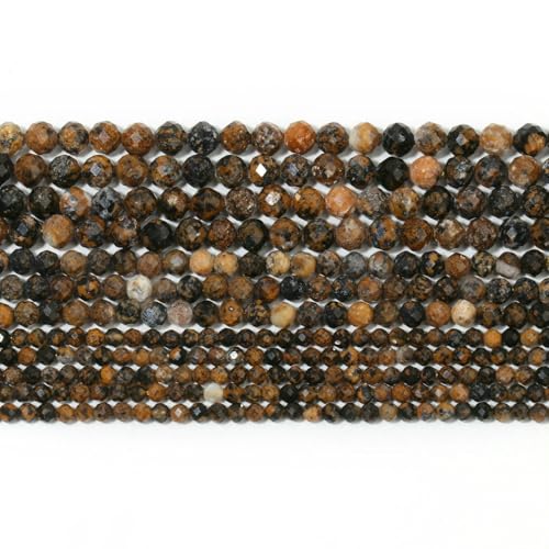 2 3 4,0 mm natürliche facettierte Citrin-Opal-Jade-Onyx-Edelsteinperlen, runde Mineralperlen zur Schmuckherstellung, DIY-Armbandzubehör, Oolite, 2 mm (ca. 170 Stück) von VIEPGJ