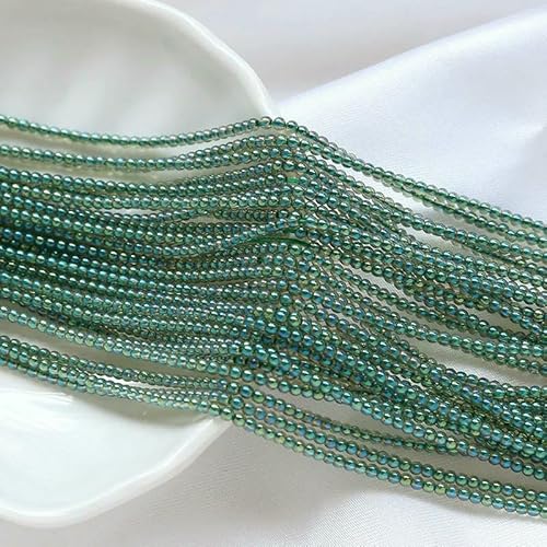 2 mm, 175 Stück, österreichische Kristallperlen, runde Glasperlen, lose Abstandsperlen für die Schmuckherstellung, DIY-Armband, Halskettenzubehör, 5–2 mm (175 Stück) von VIEPGJ