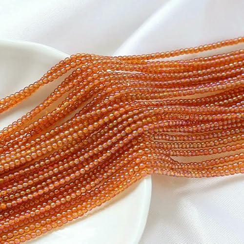2 mm, 175 Stück, österreichische Kristallperlen, runde Glasperlen, lose Abstandsperlen für die Schmuckherstellung, DIY-Armband, Halskettenzubehör, 7–2 mm (175 Stück) von VIEPGJ