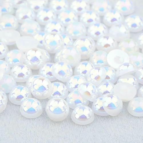 2 mm, 4,0 mm, 6 mm, 8 mm, 10 mm, 12 mm, 14,0 mm, rosa AB-Farbe, Halbperlen, flache Rückseite, runde Perlen, zum Aufkleben auf Kristallsteine für DIY-Nagelkunst, Weiß AB, 4,0 mm, 500 Stück 2 mm, 4,0 mm, 6 mm, 8 mm, 10 mm, 12 mm, 14,0 mm, rosa AB-Farbe, Halbperlen, flache Rückseite, runde Perlen, zum Aufkleben auf Kristallsteine für DIY-Nagelkunst, Weiß AB, 4,0 mm, 500 Stück von VIEPGJ