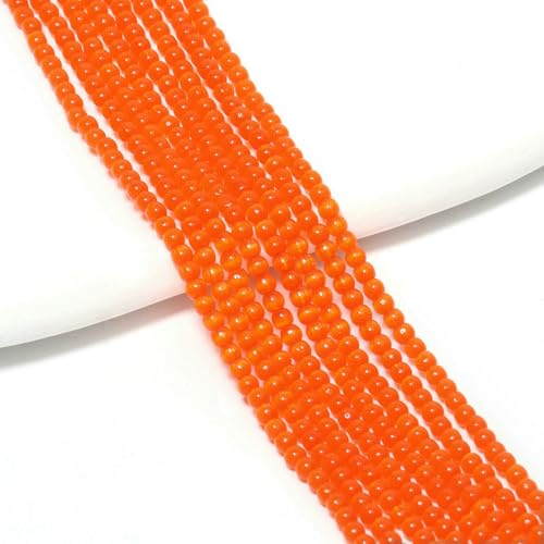2 mm Naturstein, mehrfarbige Katzenaugenperlen, rund, lose Abstandsperlen, kleine winzige Perlen für die Schmuckherstellung, DIY-Armbänder, Halsketten, orange, 2 mm, ca. 180 Stück 2 mm Naturstein, mehrfarbige Katzenaugenperlen, rund, lose Abstandsperlen, kleine winzige Perlen für die Schmuckherstellung, DIY-Armbänder, Halsketten, orange, 2 mm, ca. 180 Stück von VIEPGJ