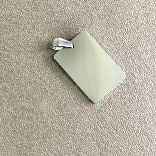 20 Stück/Los 15 x 22 mm Größe 304 Edelstahl Spiegelpoliert Rechteck Charms Anhänger Zubehör DIY Schmuckherstellung Halskette-3 20 Stück/Los 15 x 22 mm Größe 304 Edelstahl Spiegelpoliert Rechteck Charms Anhänger Zubehör DIY Schmuckherstellung Halskette-3 von VIEPGJ