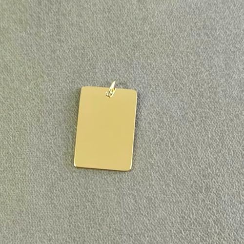 20 Stück/Los 15 x 22 mm Größe 304 Edelstahl Spiegelpoliert Rechteck Charms Anhänger Zubehör DIY Schmuckherstellung Halskette-4 20 Stück/Los 15 x 22 mm Größe 304 Edelstahl Spiegelpoliert Rechteck Charms Anhänger Zubehör DIY Schmuckherstellung Halskette-4 von VIEPGJ