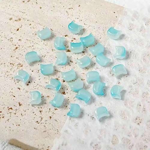 20 Stück 7 mm Katzenkopf-Glasperlen, süße Lampwork-Perlen für die Schmuckherstellung, DIY-Armbänder, Halsketten, Ohrring-Zubehör, 7–7 mm (20 Stück) von VIEPGJ