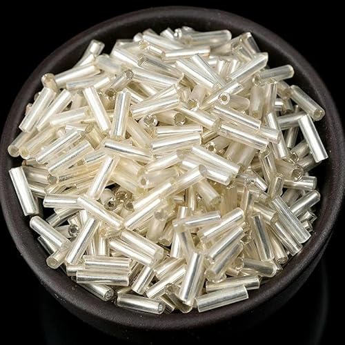 20 g/Los, 4,5 mm, 6 mm, Farben, lange Trompeten, lose Glasperlen, Abstandshalter, Röhrenperlen für Schmuckherstellung, DIY, Kleidungsstück, Nähen, Verzierung, Silber, 20 Gramm, 6 mm lang 20 g/Los, 4,5 mm, 6 mm, Farben, lange Trompeten, lose Glasperlen, Abstandshalter, Röhrenperlen für Schmuckherstellung, DIY, Kleidungsstück, Nähen, Verzierung, Silber, 20 Gramm, 6 mm lang von VIEPGJ