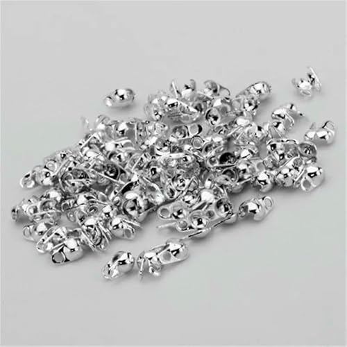 200 Stück/Los Crimps Endperlen für Kugelketten Schmuckzubehör Halskette Armband Verbinder Verschlüsse für Schmuckherstellung Zubehör-Silber-2,4,0 mm 200 Stück/Los Crimps Endperlen für Kugelketten Schmuckzubehör Halskette Armband Verbinder Verschlüsse für Schmuckherstellung Zubehör-Silber-2,4,0 mm von VIEPGJ