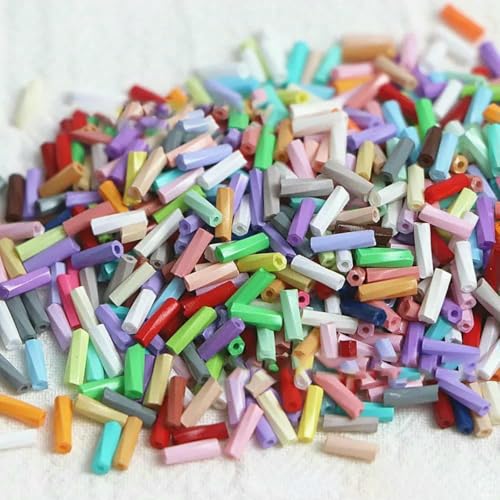 260 einfarbige Röhrenperlen 2x6mm gedrehte Glasperlen Spiralperlen Saatperlen DIY Armband Schmuck Kleidherstellung Bekleidungszubehör-TW36-2x6mm 260Stk 260 einfarbige Röhrenperlen 2x6mm gedrehte Glasperlen Spiralperlen Saatperlen DIY Armband Schmuck Kleidherstellung Bekleidungszubehör-TW36-2x6mm 260Stk von VIEPGJ