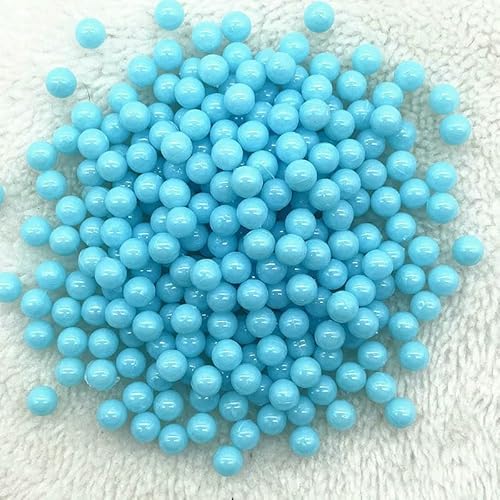 3/4/5/6/8 mm, rund, mehrfarbig, ohne Loch, Acrylperlen, lose Perlen zur Schmuckherstellung, DIY-Zubehör, 12–8 mm (50 Stück) von VIEPGJ