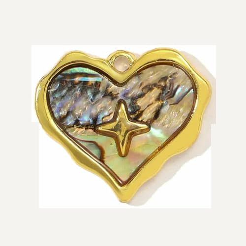 3 teile/los Edelstahl Fischgräte Meerjungfrau Schwanz Armband DIY Charms Frauen Shell Krabben Muschel Halskette Anhänger Herz Liebe Jewelry-YE1218x3 von VIEPGJ