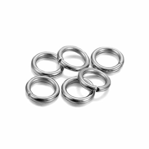 30–200 Stück 3–25 mm Edelstahl-Spaltring, offene Einzelschlaufen, Biegeringe, Verbinder für DIY-Schmuckherstellung, Zubehör – 1,2 x 6 mm, 100 Stück 30–200 Stück 3–25 mm Edelstahl-Spaltring, offene Einzelschlaufen, Biegeringe, Verbinder für DIY-Schmuckherstellung, Zubehör – 1,2 x 6 mm, 100 Stück von VIEPGJ