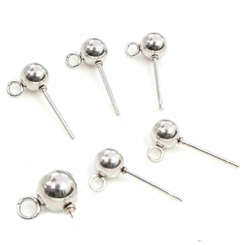 30 Stück 3/4/5/6 mm 316 Edelstahl Kugelstifte Ohrstecker Basic Pins Stopper Verbinder für DIY Schmuckherstellung Zubehör-Parallelstift-6 mm 30 Stück 3/4/5/6 mm 316 Edelstahl Kugelstifte Ohrstecker Basic Pins Stopper Verbinder für DIY Schmuckherstellung Zubehör-Parallelstift-6 mm von VIEPGJ