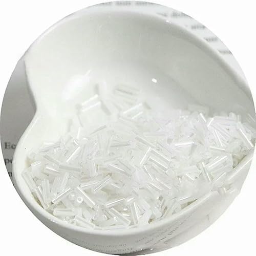 300 cremefarbene Rocailles-Perlen 11/0, Röhrenperle 2 x 6 mm, Glasperlen, DIY-Schmuckherstellung, Damenaccessoires-NYG7-2 x 6 mm, 300 Stück 300 cremefarbene Rocailles-Perlen 11/0, Röhrenperle 2 x 6 mm, Glasperlen, DIY-Schmuckherstellung, Damenaccessoires-NYG7-2 x 6 mm, 300 Stück von VIEPGJ