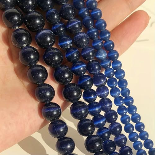 4/6/8/10/12 mm rosafarbene Katzenaugen-Opalperle, Naturstein, Glasperlen, lose Perlen zur Schmuckherstellung, DIY-Armbänder, Zubehör, 15 Zoll, Lapislazuli-Farbe, 12 mm, 30 Stück Perlen 4/6/8/10/12 mm rosafarbene Katzenaugen-Opalperle, Naturstein, Glasperlen, lose Perlen zur Schmuckherstellung, DIY-Armbänder, Zubehör, 15 Zoll, Lapislazuli-Farbe, 12 mm, 30 Stück Perlen von VIEPGJ