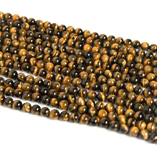 4/6/8/10 mm Naturstein Tigerauge Runde Perlen Kristallperle für Schmuckherstellung DIY Armband Halskette Zubehör 15" Strang-Tigerauge-6mm 59 bis 63 Stück 4/6/8/10 mm Naturstein Tigerauge Runde Perlen Kristallperle für Schmuckherstellung DIY Armband Halskette Zubehör 15" Strang-Tigerauge-6mm 59 bis 63 Stück von VIEPGJ