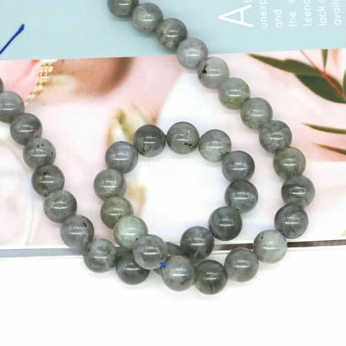 4/6/8/10 mm Natursteinperlen, Tigerauge, Amethyst, Rosenquarz, Achat, lose Abstandsperlen für die Schmuckherstellung, DIY-Armbänder und Halsketten, Labradorit, 10 mm 4/6/8/10 mm Natursteinperlen, Tigerauge, Amethyst, Rosenquarz, Achat, lose Abstandsperlen für die Schmuckherstellung, DIY-Armbänder und Halsketten, Labradorit, 10 mm von VIEPGJ