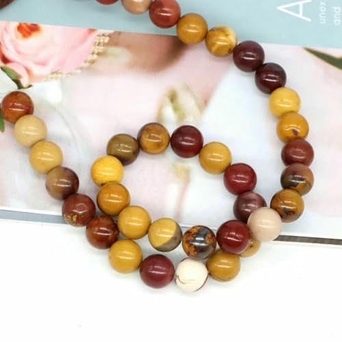 4/6/8/10 mm Natursteinperlen, Tigerauge, Amethyst, Rosenquarz, Achat, lose Abstandsperlen für die Schmuckherstellung, DIY-Armbänder und Halsketten – Mookait – 10 m 4/6/8/10 mm Natursteinperlen, Tigerauge, Amethyst, Rosenquarz, Achat, lose Abstandsperlen für die Schmuckherstellung, DIY-Armbänder und Halsketten – Mookait – 10 m von VIEPGJ