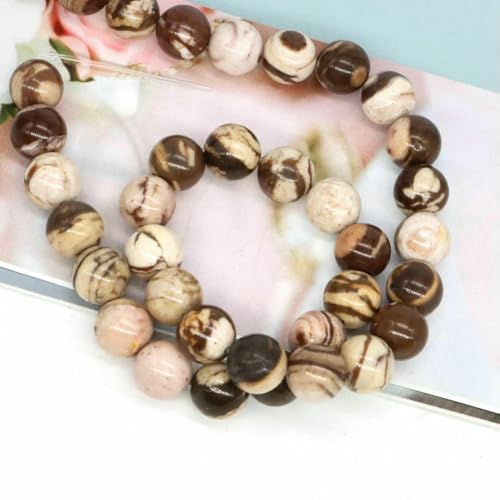 4/6/8/10 mm Natursteinperlen, Tigerauge, Amethyst, Rosenquarz, Achat, lose Abstandsperlen zur Schmuckherstellung, DIY-Armbänder und Halsketten – Nguni-Jaspis – 10 4/6/8/10 mm Natursteinperlen, Tigerauge, Amethyst, Rosenquarz, Achat, lose Abstandsperlen zur Schmuckherstellung, DIY-Armbänder und Halsketten – Nguni-Jaspis – 10 von VIEPGJ