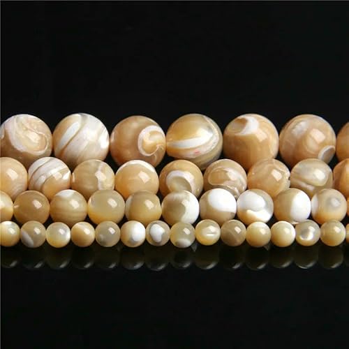 4–12 mm weiße natürliche Perlmutt-Muschelperlen, Trochus, runde Abstandshalter-Muschel, lose Perlen zur Schmuckherstellung, DIY-Halskettenstrang, Gelb, 12 mm, 19,1 cm 4–12 mm weiße natürliche Perlmutt-Muschelperlen, Trochus, runde Abstandshalter-Muschel, lose Perlen zur Schmuckherstellung, DIY-Halskettenstrang, Gelb, 12 mm, 19,1 cm von VIEPGJ