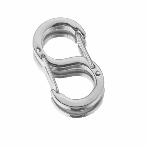 4 Stück Edelstahl-Schnalle mit schickem Buchstaben S, vergoldet, Karabinerverschlüsse, Haken, Verbindungsstücke für Halsketten zur Schmuckherstellung, DIY-Zubehör, S 4 Stück Edelstahl-Schnalle mit schickem Buchstaben S, vergoldet, Karabinerverschlüsse, Haken, Verbindungsstücke für Halsketten zur Schmuckherstellung, DIY-Zubehör, S von VIEPGJ