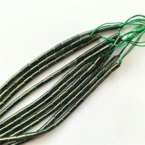 4 x 2 mm Röhrenglas-Kristall-Edelstein-Röhrenperlen für Kleidung, Schmuckherstellung, Perlenarbeiten, DIY-Armband, Halskette – Metallic-Smaragd – 2 x 4,0 mm, 750–800 Stück 4 x 2 mm Röhrenglas-Kristall-Edelstein-Röhrenperlen für Kleidung, Schmuckherstellung, Perlenarbeiten, DIY-Armband, Halskette – Metallic-Smaragd – 2 x 4,0 mm, 750–800 Stück von VIEPGJ