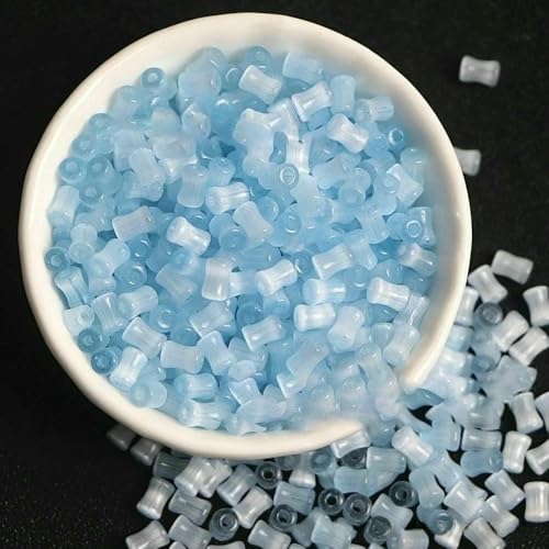 4x6mm gebürsteter Katzenaugenknoten funkelnde weiße Glasreisperle handgefertigt DIY lose Perlen Armband Halskette Zubehör-MJ17-4x6mm 70Stk 4x6mm gebürsteter Katzenaugenknoten funkelnde weiße Glasreisperle handgefertigt DIY lose Perlen Armband Halskette Zubehör-MJ17-4x6mm 70Stk von VIEPGJ