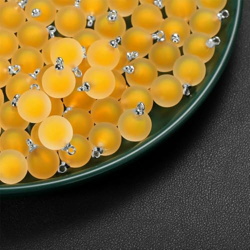 5/10 Stück, mehrfarbig, Herzperlen, beschichtetes Glas, Epoxidharz, lose Abstandsperlen für Schmuckherstellung, DIY-Basteln, Ohrring-Accessoire-Stil, 22–19 x 21 cm, 10 Stück von VIEPGJ