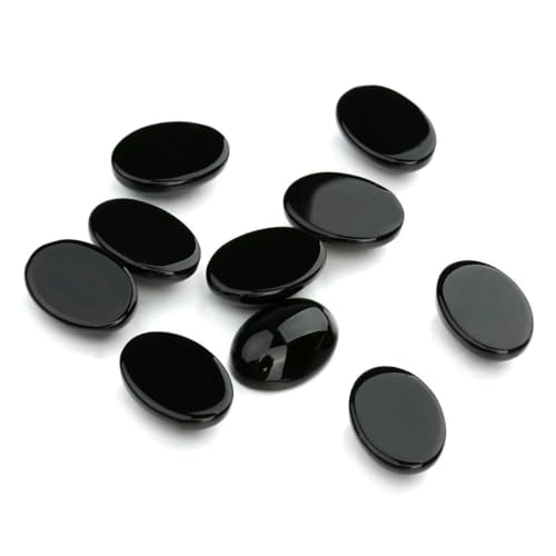 5/10 Stück/Packung Cabochon Naturstein Oval Achat Lapis Tigerauge Lose Perlen Flache Rückseite Cameo Cabochon Abstandshalter zur Schmuckherstellung-Schwarzer Achat-10x14,0mm 10 Stück 5/10 Stück/Packung Cabochon Naturstein Oval Achat Lapis Tigerauge Lose Perlen Flache Rückseite Cameo Cabochon Abstandshalter zur Schmuckherstellung-Schwarzer Achat-10x14,0mm 10 Stück von VIEPGJ