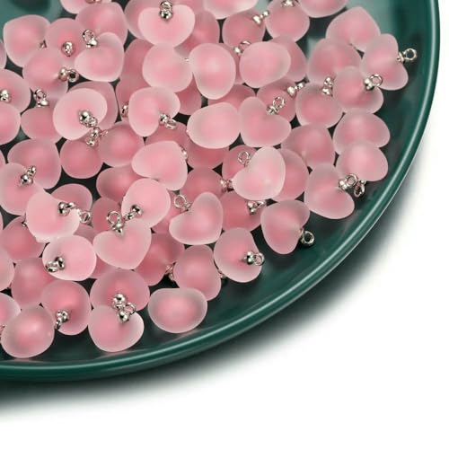 5/10 Stück mehrfarbige Herzperlen, beschichtetes Glas, Epoxidharz, lose Abstandsperlen für Schmuckherstellung, DIY-Bastelarbeiten, Ohrring-Accessoire-Stil 06–19 x 21 cm, 10 Stück 5/10 Stück mehrfarbige Herzperlen, beschichtetes Glas, Epoxidharz, lose Abstandsperlen für Schmuckherstellung, DIY-Bastelarbeiten, Ohrring-Accessoire-Stil 06–19 x 21 cm, 10 Stück von VIEPGJ