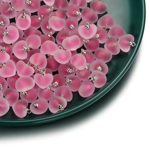 5/10 Stück mehrfarbige Herzperlen, beschichtetes Glas, Epoxidharz, lose Abstandsperlen für Schmuckherstellung, DIY-Bastelarbeiten, Ohrring-Accessoire-Stil 09–19 x 21 cm, 10 Stück 5/10 Stück mehrfarbige Herzperlen, beschichtetes Glas, Epoxidharz, lose Abstandsperlen für Schmuckherstellung, DIY-Bastelarbeiten, Ohrring-Accessoire-Stil 09–19 x 21 cm, 10 Stück von VIEPGJ