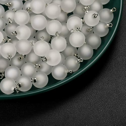 5/10 Stück mehrfarbige Herzperlen, beschichtetes Glas, Epoxidharz, lose Abstandsperlen für Schmuckherstellung, DIY-Basteln, Ohrring-Accessoire-Stil, 21–19 x 21 cm, 5 Stück von VIEPGJ