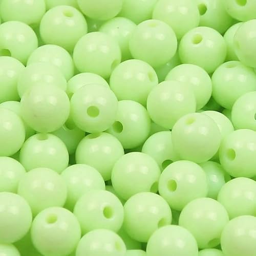 5/20/50/100 Stück/Los 6–20 mm gemischte Bonbonfarben, runde Acrylperlen zur Schmuckherstellung, DIY-Armbänder und Halsketten, Zubehör, hellgrün, 14,0 mm, 20 Stück 5/20/50/100 Stück/Los 6–20 mm gemischte Bonbonfarben, runde Acrylperlen zur Schmuckherstellung, DIY-Armbänder und Halsketten, Zubehör, hellgrün, 14,0 mm, 20 Stück von VIEPGJ