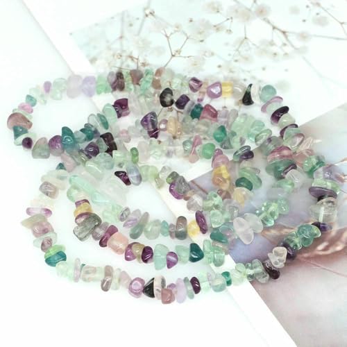5–8 mm unregelmäßige Freeform-Chip-Kiesperlen, Naturstein, Amethyste, Tigerauge-Perlen zur Schmuckherstellung, DIY-Halskette, Armband, Fluorit, 5–8 mm, 40,6 cm 5–8 mm unregelmäßige Freeform-Chip-Kiesperlen, Naturstein, Amethyste, Tigerauge-Perlen zur Schmuckherstellung, DIY-Halskette, Armband, Fluorit, 5–8 mm, 40,6 cm von VIEPGJ