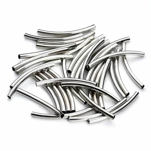 50 Stück/Los Kupfer Lange runde Abstandshalter gebogene Rohre Metallperlen Verbinder für Schmuck DIY Halskette Armband Erkenntnisse Herstellung-Lang 35 mm Loch 2 mm 50 Stück/Los Kupfer Lange runde Abstandshalter gebogene Rohre Metallperlen Verbinder für Schmuck DIY Halskette Armband Erkenntnisse Herstellung-Lang 35 mm Loch 2 mm von VIEPGJ