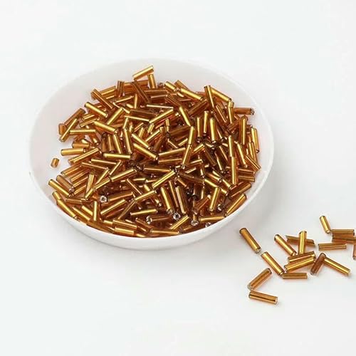 500 g/Packung, 6 mm, Silberkern, tschechische Glasperlen, Röhre für Schmuck, Bekleidungszubehör, Perlen für Kleidung, Bronze von VIEPGJ