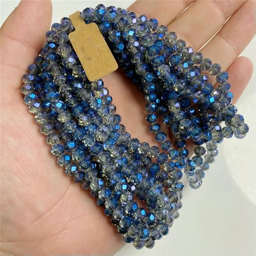 5x8 4x6mm Rondelle Österreichische Kristallperlen Glas Lose Bunte Perlen zur Schmuckherstellung Zubehör Handgefertigt Großhandel-Nr. 20-4X6mm 5 Strang von VIEPGJ