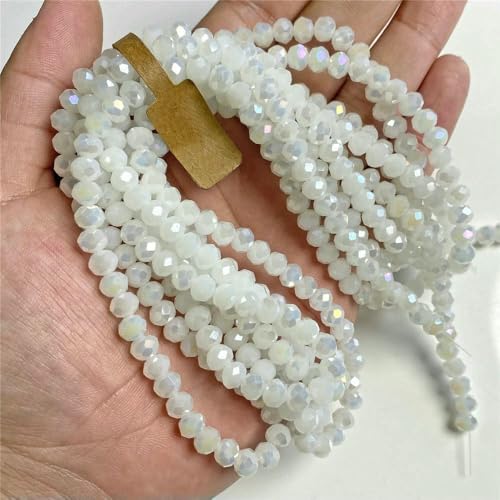 5x8 4x6mm Rondelle österreichische Kristallperlen Glas lose bunte Perlen für Schmuckherstellung Zubehör handgefertigt Großhandel-Nr. 1-5x8mm 1 Strang von VIEPGJ