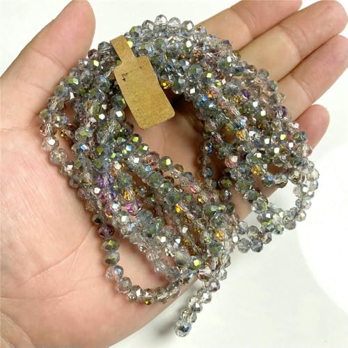 5x8 4x6mm Rondelle österreichische Kristallperlen Glas lose bunte Perlen für Schmuckherstellung Zubehör handgefertigt Großhandel-Nr. 14-5x8mm 5 Strang von VIEPGJ